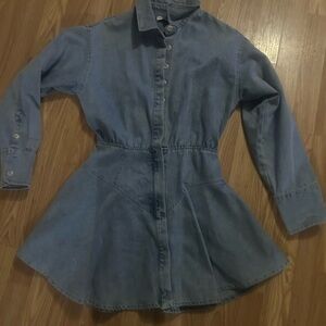 Denim Blue Mini Dress